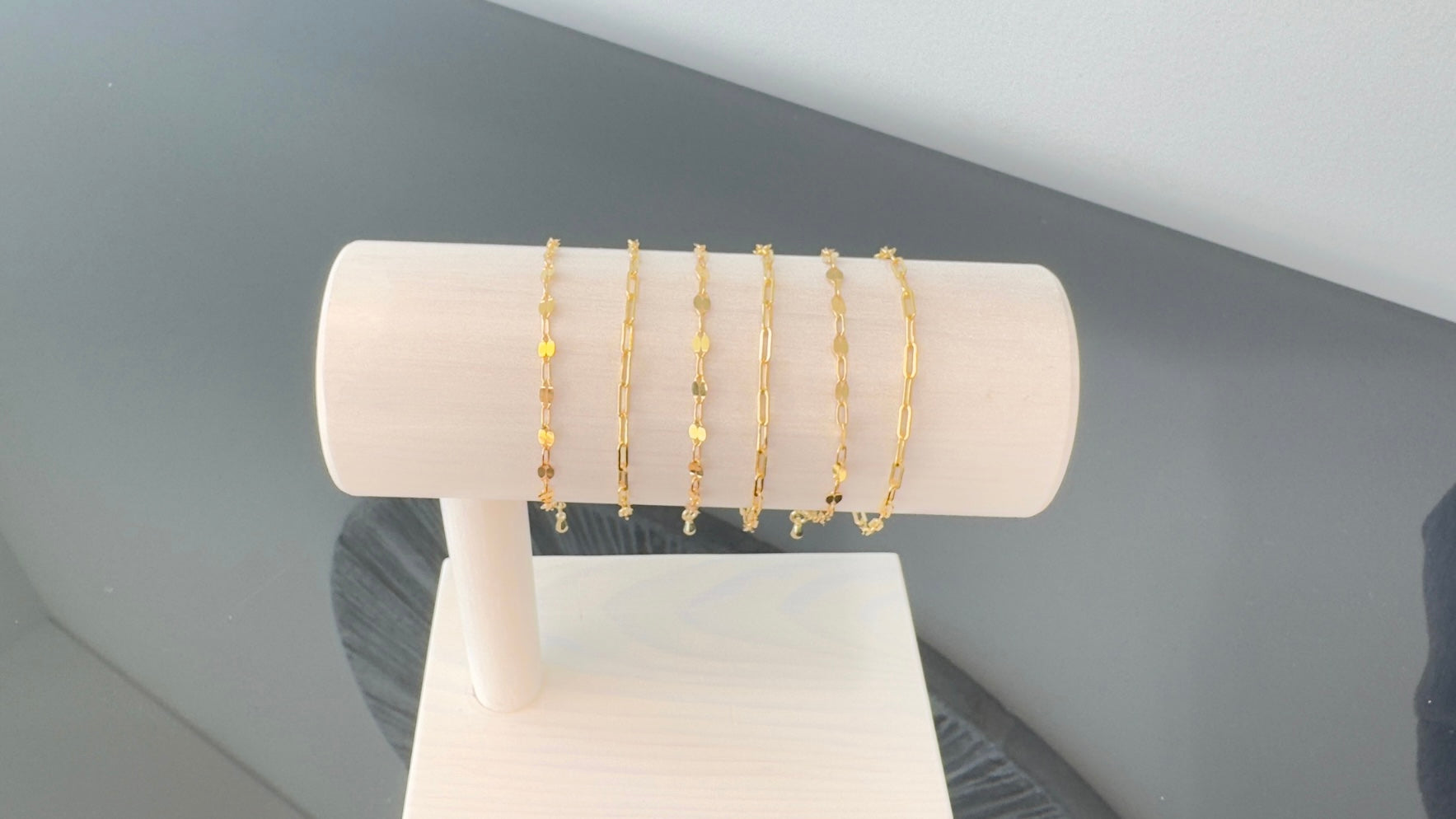 gold filled chain bracelets