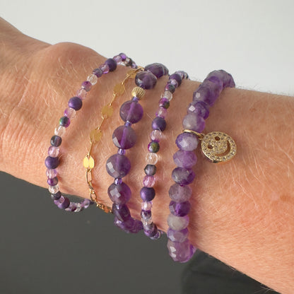 BERRY BEAUTIFUL- smiley amethyst