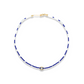 BLUE EYE seed bead necklace