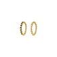 CZ BEADED stacking ring