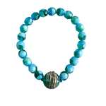 CAYMAN WATERS- aquamarine Czech glass beads