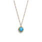 EMERSON framed turquoise necklace