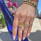 EVIL EYE eternity gold ring