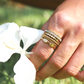 GOLD WAVE stacking ring