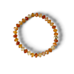 TANGERINE DREAM- carnelian rondelle bracelet