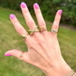 KINDRED x-shaped cuff ring