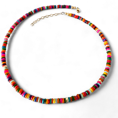 LOLA- Heishi Choker Necklace