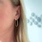 MADISON gold bead hoops
