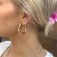 MATTIE chunky gold hoops