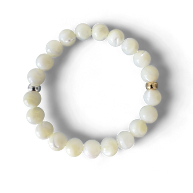 PURITY- mother of pearl shell beads