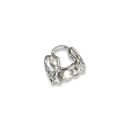 RIPPLE silver ring