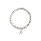 STARFISH silver beaded charm bracelet
