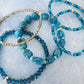 TAKE ME TO CAPRI- 8mm blue agates