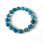 TAKE ME TO CAPRI- 8mm blue agates