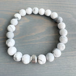 TUNDRA- white howlite