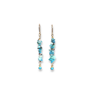 TURQUOISE dangle earrings