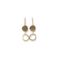 HARPER hoop n disc earrings
