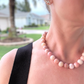 PINK OPAL statement necklace