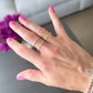 LUCY adjustable silver ring