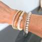 SILVER BELLS silver beaded bracelet