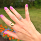 DEMI oval cuff ring