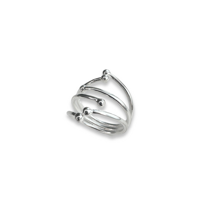 RILEY beaded wrap ring