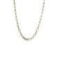 GOLD LINK paper clip necklace