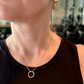 ELORA triple loop gold necklace